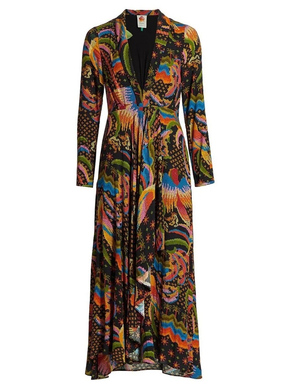 NWT FARM RIO | $200 Macaw Island Midi Dress - Picture 5 of 8